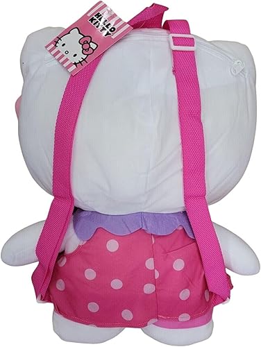 Miniatura 2 de Fast Forward Hello Kitty - Mochila de felpa con vestido y lunares