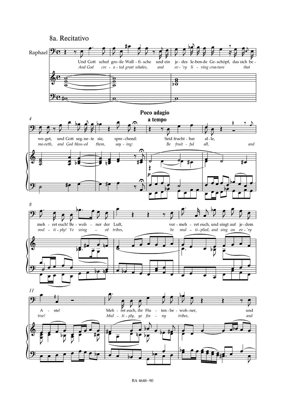 The Creation Hob. XXI:2 (Vocal Score)
