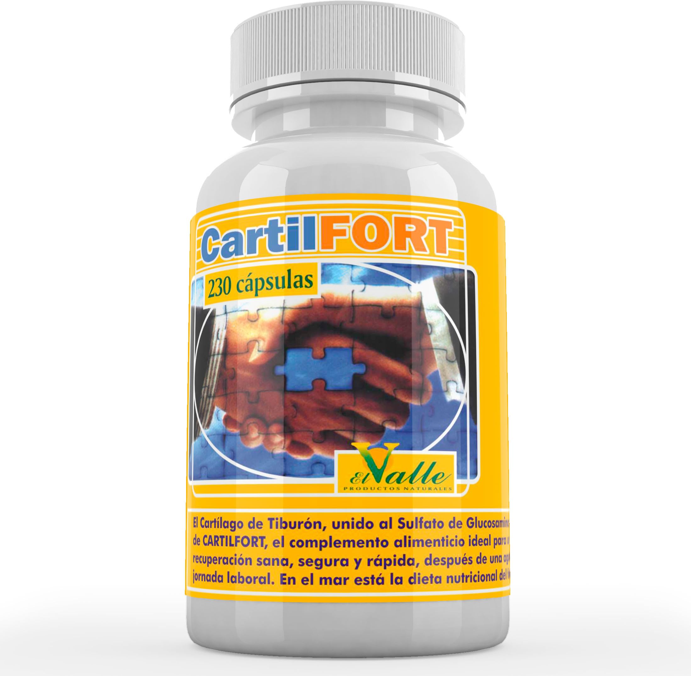El Valle Cartilfort (Cart.Tiburon+Sulf.Glucosamina) 230Cap. 1 unidad 300 g