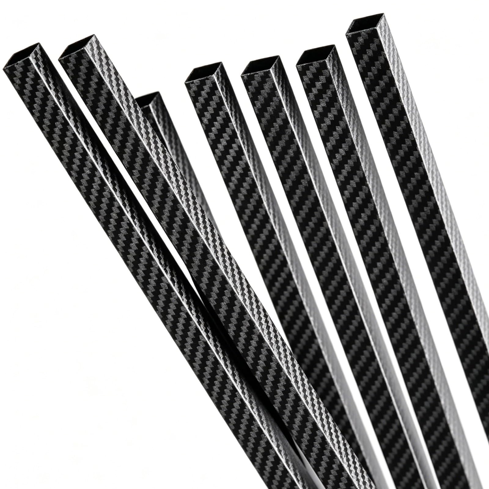 AMUFJJ Tubo De Fibra De Carbono Tubo De Fibra De Carbono (Medidas: 10x6x1000, 16x12x1000, 32x28x1000 mm); Tubo Hueco Compuesto Ideal para Reparación De Aviones RC, Manualidades | 18x18x16x1000mm