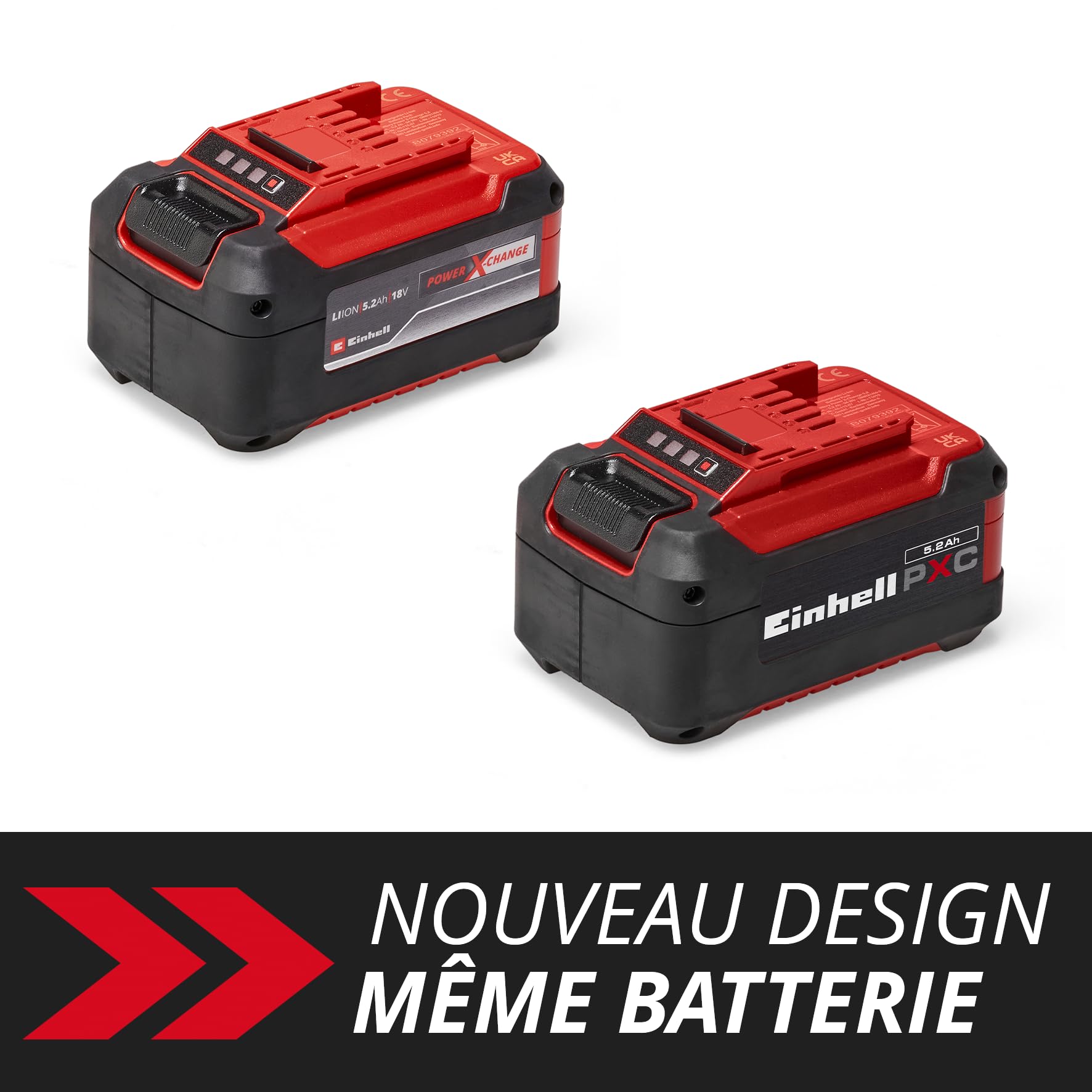 Einhell Batterie 5,2 Ah Power X-Change Plus (Lithium-ION, 18 V, pour Tous Les appareils Einhell Power X-Change)