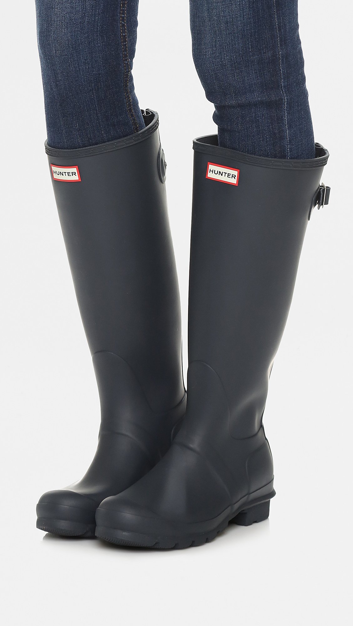HUNTER Womens Original Back Adjustable Gummistiefel