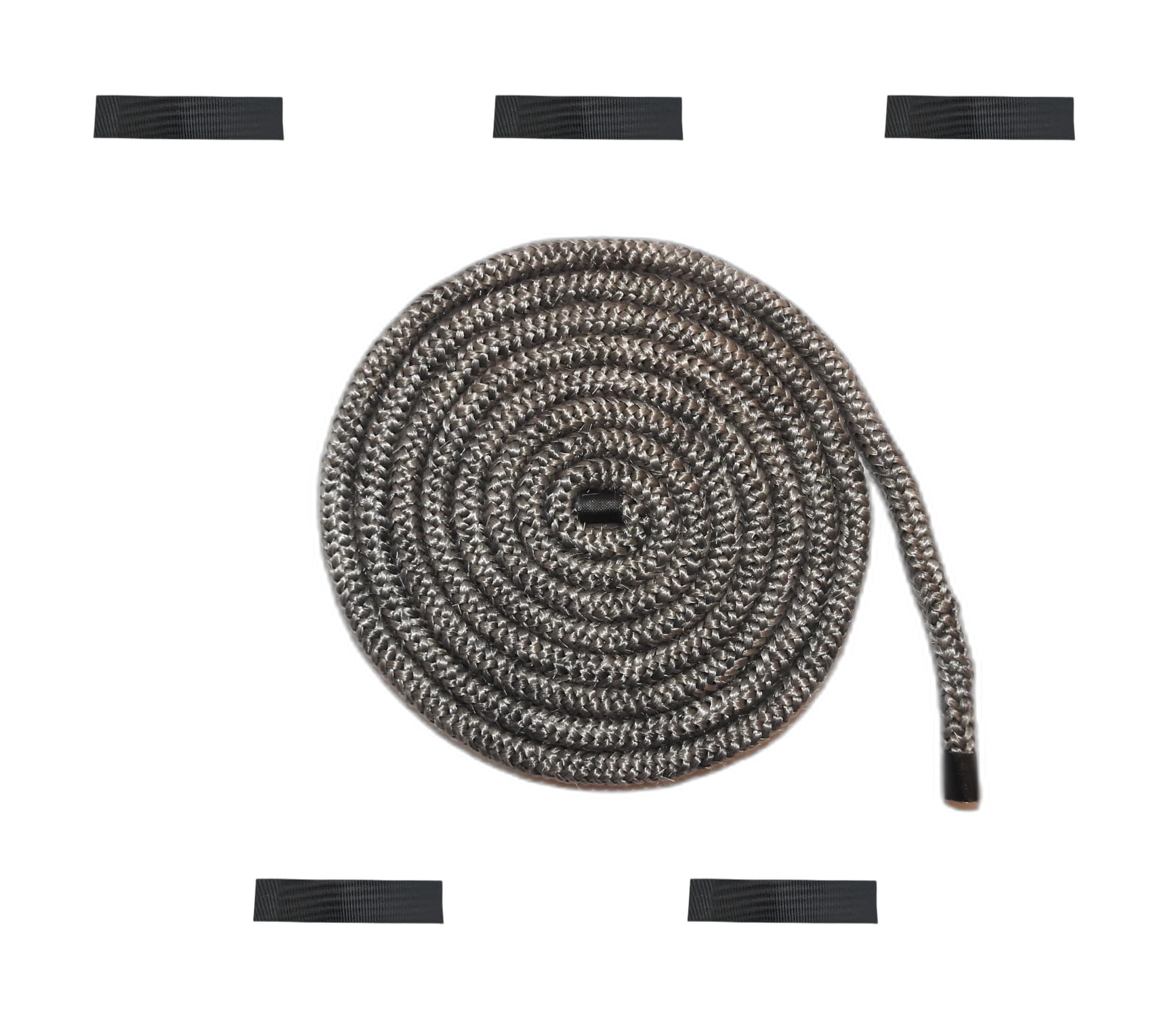 The Stove Wizard BBQ & Smoker Seal Gasket 6mm x 4m Black