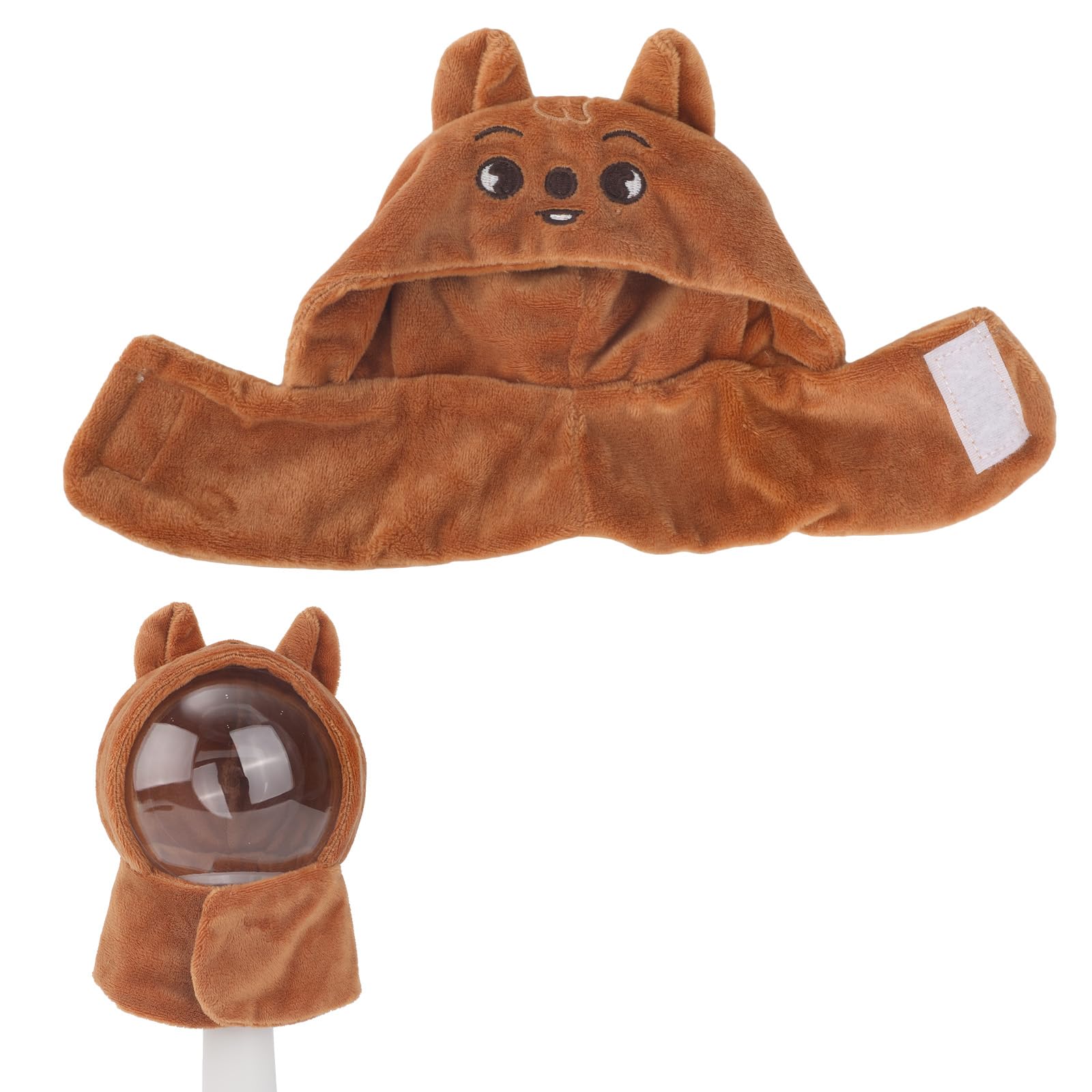 TOYMIS Lightstick Cover for Stray Kids Cartoon Character Lightstick Holder Soft Plush Cloth Support Display Holder Compatible with Stray Kids Light Stick Ver1.0/2.0 (Brown Bear)