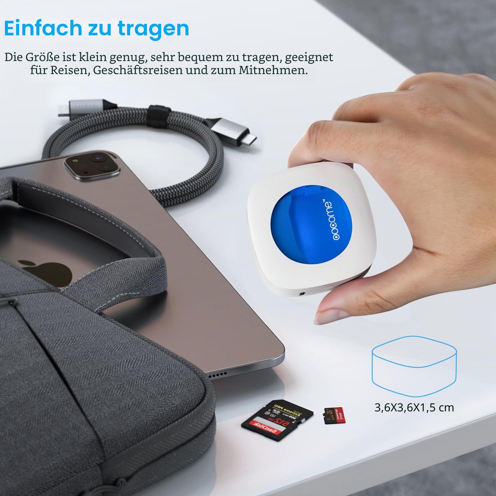 4PCS Tragbares UV-Zahnbürsten-Desinfektionsmitteletui, Zahnbürsten-Desinfektionsmittel-Halter, Organizer, Zahnbürstenreiniger-Halter mit Aufkleber, freie Stanzung, für Reisen und Familie