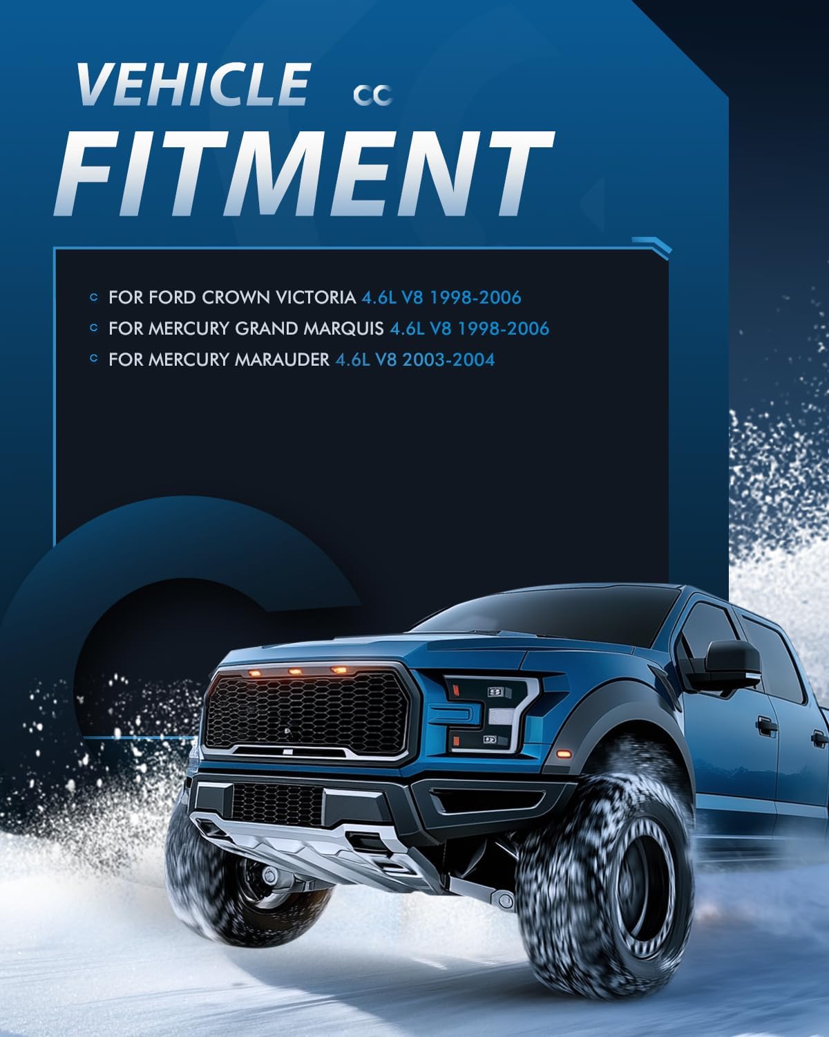 ECCPP Fuel Tank Filler Neck Pipe Hose Compatible For Ford Crown Victoria 1998-2004 For Mercury Marauder 2003-2004 Grand Marquis 1998-2004 V8 4.6L Gas Replace OE 3W7Z9034AA F8AZ9034EC