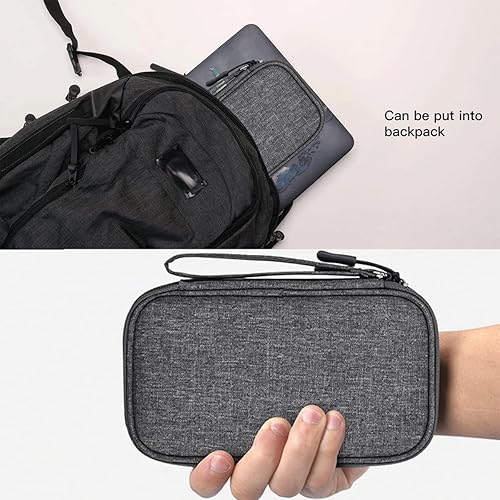 Miniatura 5 de Organizador electrónico de viaje para cable USB, bolsa organizadora de accesorios electrónicos impermeable para USB, cable, cable, cargador,