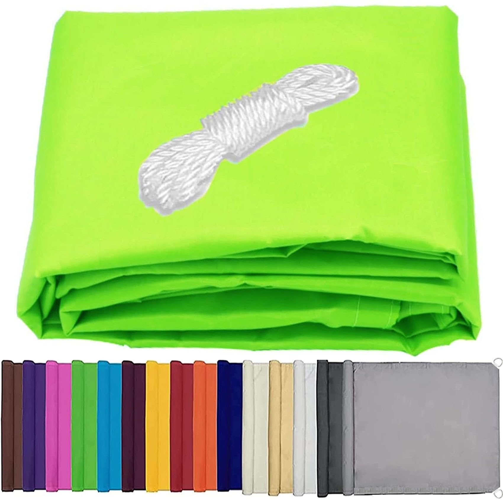 Filet d'ombrage anti 98% UV rafraîchissant avec oeillets pour terrasse