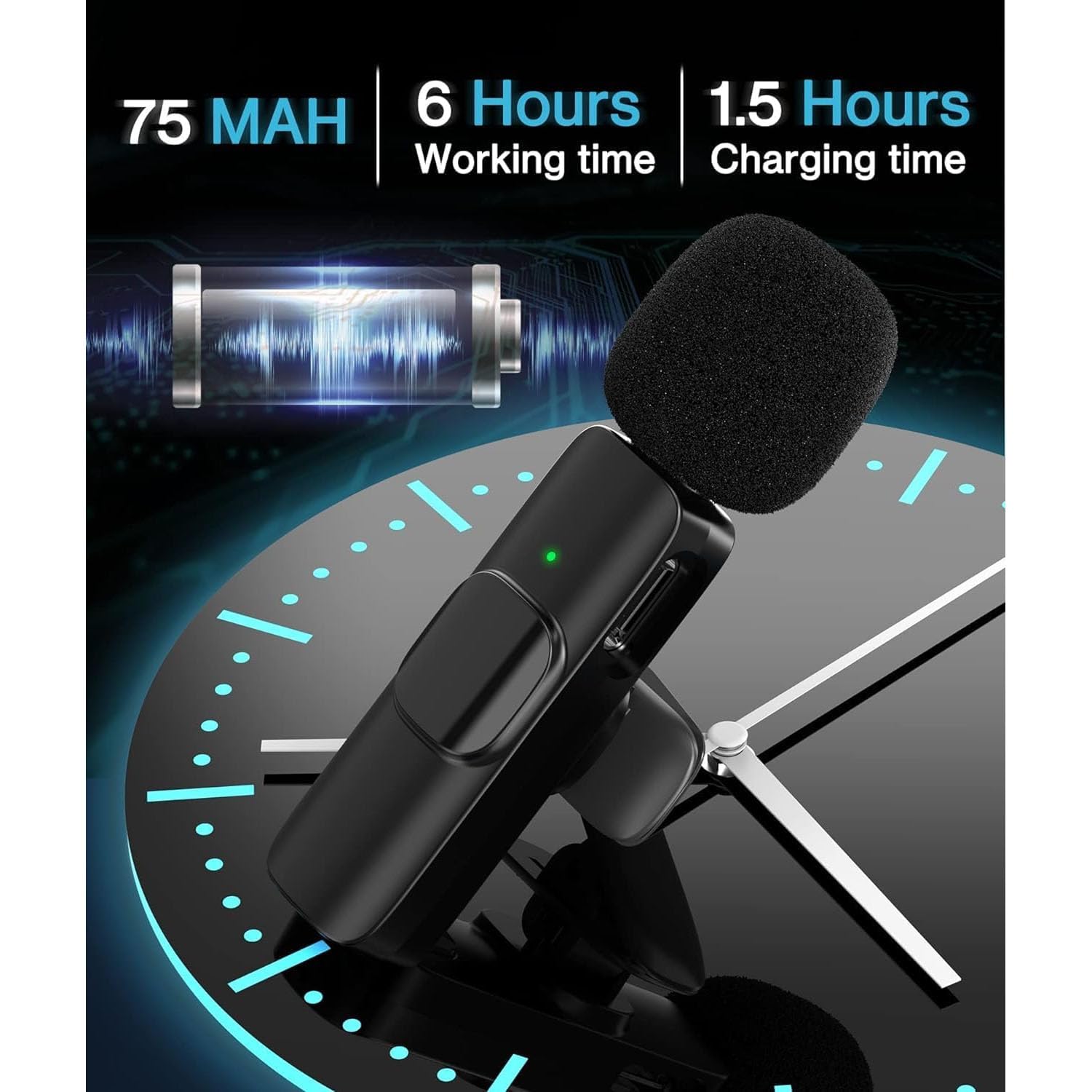 Canon EOS R100 Mirrorless Camera with RF-S 18-45mm f/4.5-6.3 is STM Lens + Dual Wireles Microphones + 64 GB Memory + Extra Battery + LED Light + More (23pc Bundle) (Renewed)