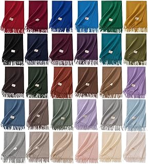 [Ekieta] 雲のような肌触り！30色展開★マフラー レディース ストール大判68*200CM 無地 暖かい防寒保温【チクチクしない・肌ざわりが良い・洗濯機で洗える】シンプルスカーフ冷え対策定番秋冬