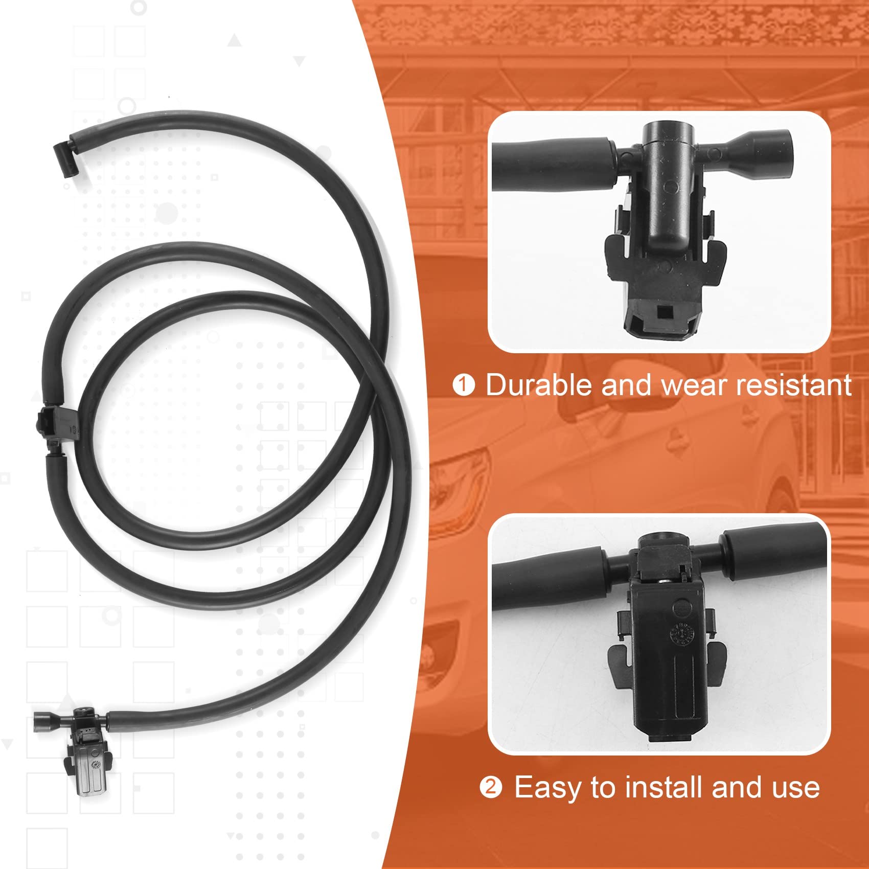 Boquilla para limpiaparabrisas A1698600492 para W169 2004-12 /B W245 2005-11, sin calefacción