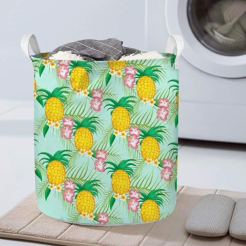 Miniatura 6 de Xhuibop Cesta de ropa sucia plegable para niños, cesta de ropa sucia para baño, cesta de almacenamiento pequeña redonda para juguetes, resistente