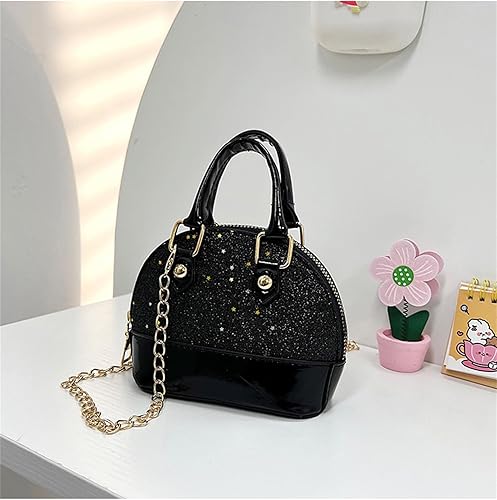 Miniatura 2 de Bolsos de princesa para niñas pequeñas, bolsa cruzada, cartera con forma de concha, bolsos para niños pequeños