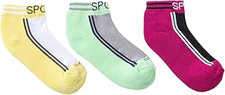 مجموعة شرابات قطن نصف فوطة للنساء من قطونيل، 3 قطع