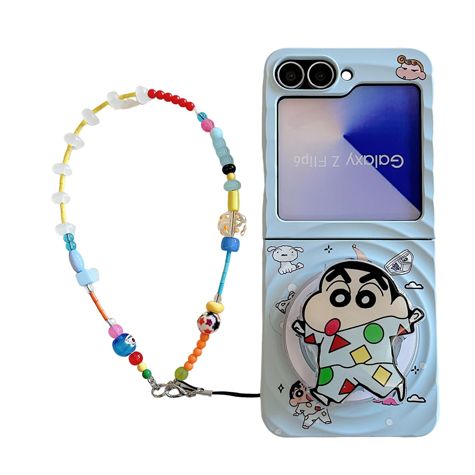 Amazon.co.jp: RUIKER Samsung galaxy z flip6 用 ケース クレヨン