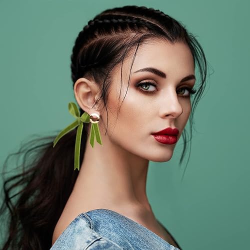 Miniatura 269 de Chuangdi 3/8 pulgadas, 60 yardas, cinta de terciopelo azul verde azulado de Navidad, cintas anchas de terciopelo vintage para adornos de árbol