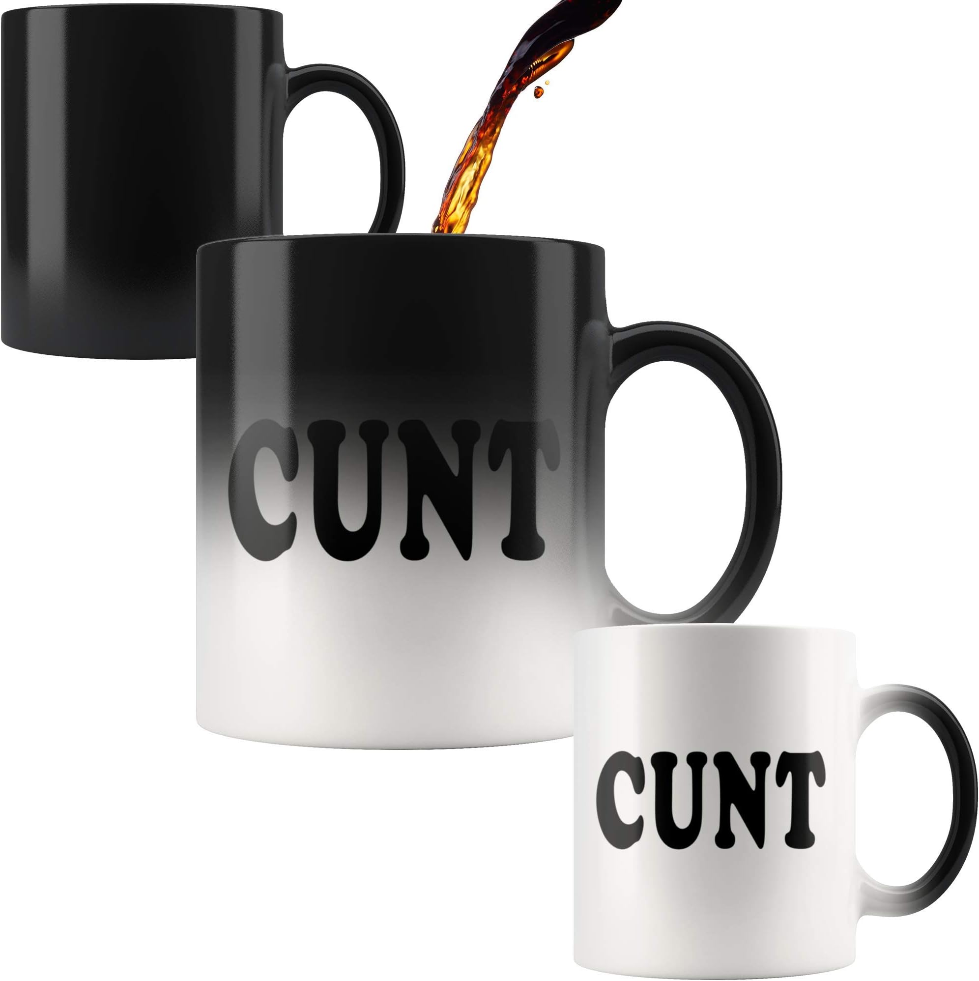 Cunt Mug - Funny Offensive Vulgar Color Changing Magic Coffee Cup