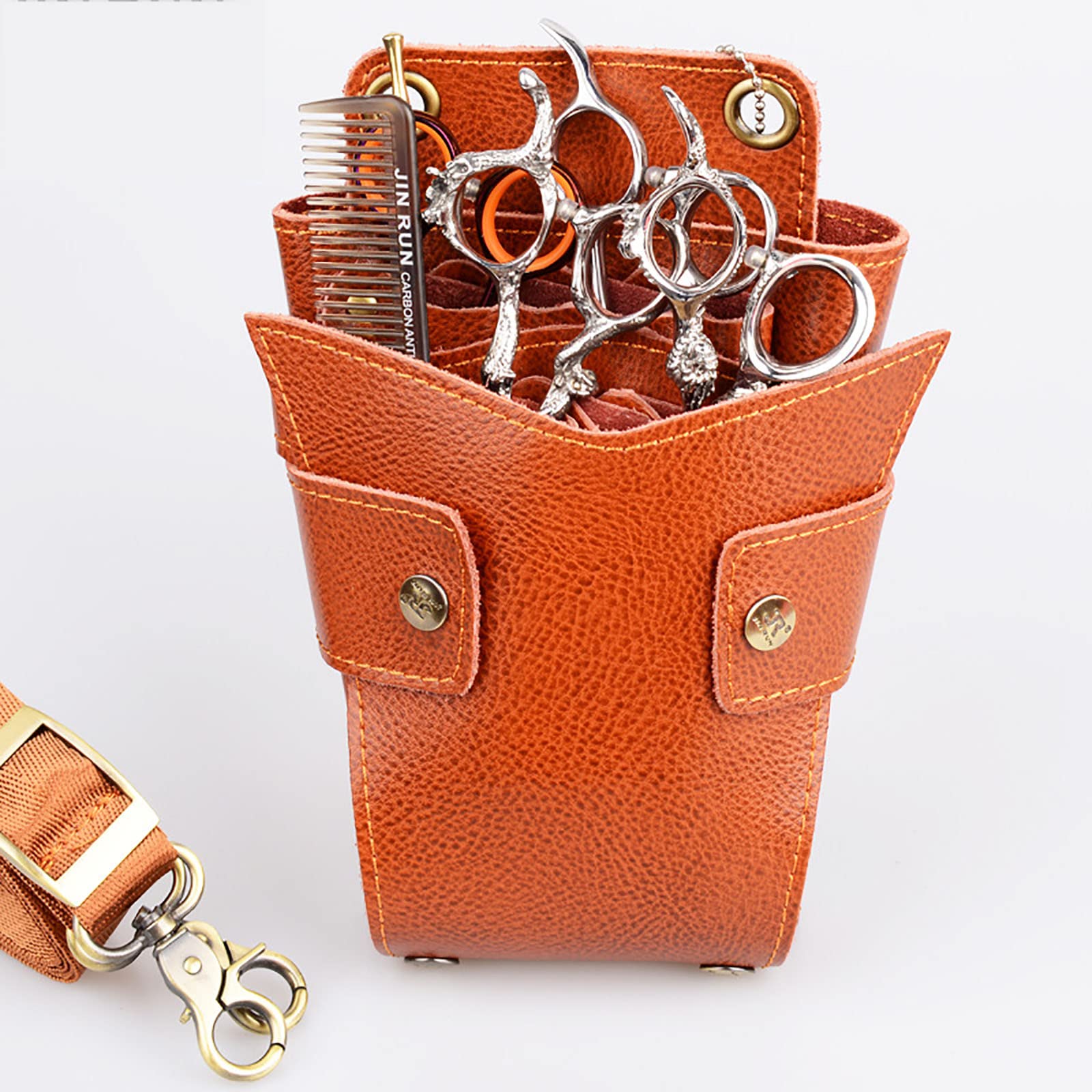 Sac de coiffure avec pochette organisation maquillage pour cisaillement et peigne