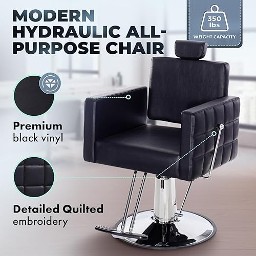 Miniatura 4 de Buy-Rite Icon - Silla reclinable multiusos para salón, elevador hidráulico, asiento extra ancho, reposacabezas extraíble y respaldo con resorte para