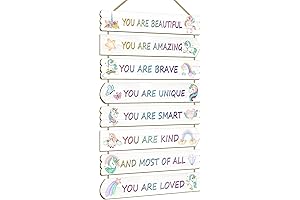 Girls Room Decor For Teen Girls Bedroom Butterfly Boho Rainbow Unicorn Elephant...