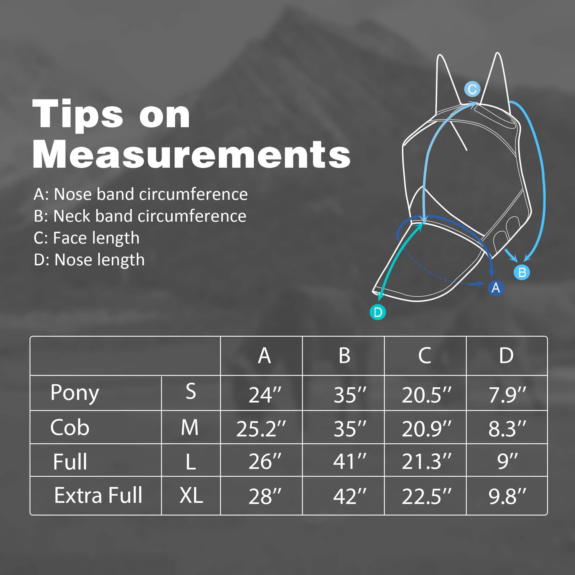 Harrison Howard Pro LumiVista Horse Full Face Fly Mask Large Eye Space Long Nose with Ears UV Protection for Horse Iridescent Prints L - image 8