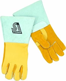 Steiner 8500-S Premium Welding Gloves, Saddle Elk skin, Nomex Lined Back, Small