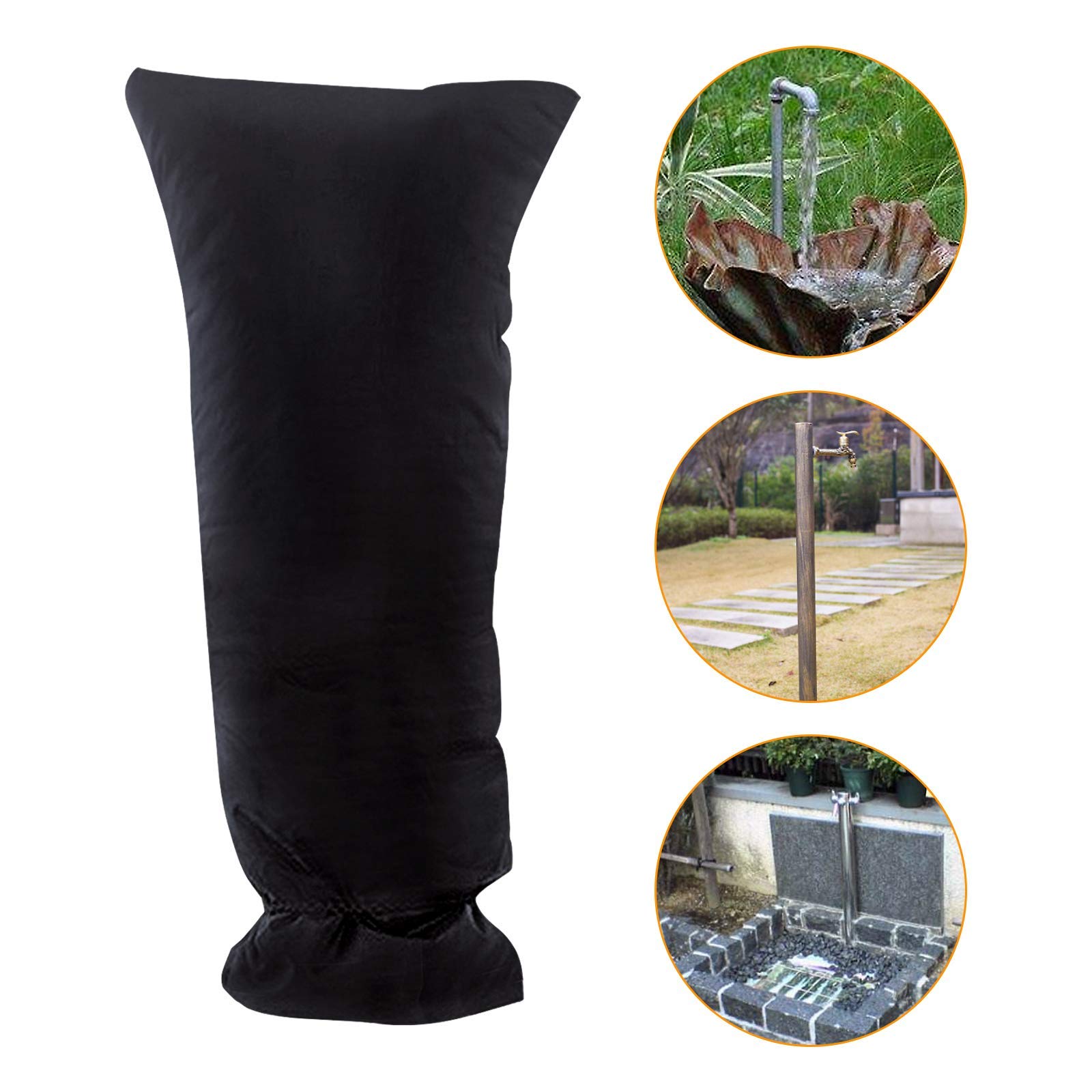 Couvercle De Robinet Extérieur Hydream - Lot De 2 - Protection Antigel Et Anti-rouille - Housse Isolante Noire