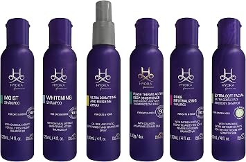 Hydra Professional Experience , Shampoo, Conditioner, and Sprays, Dog and Cat Grooming Supplies, 6-Bottle Set