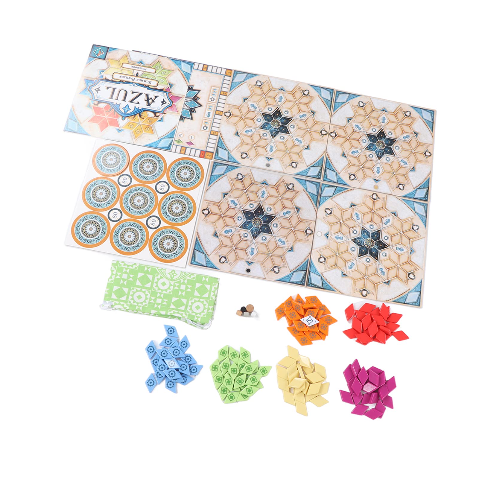 Juego de mesa de estrategia de colocación de azulejos, juego multijugador a juego de azulejos para adultos y adolescentes, divertido juego de fiesta familiar con bolsa de almacenamiento para reuniones
