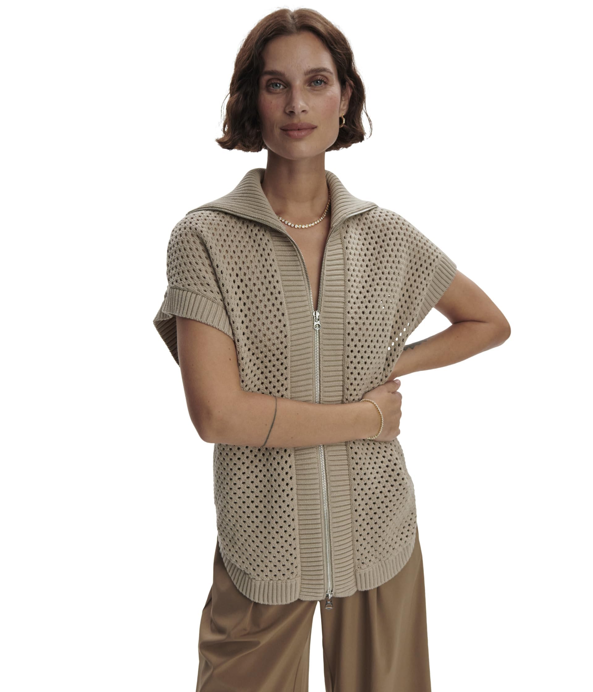 Varley Womens Gianna Zip Through Vest