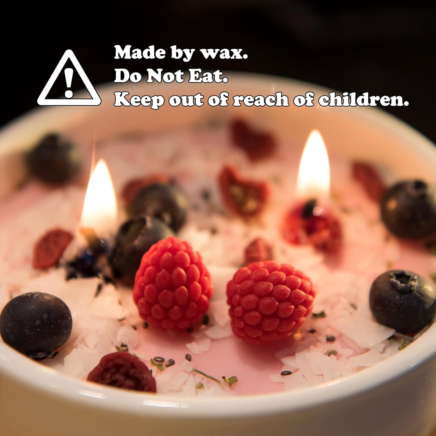 Realistic Fruity Yogurt Smoothie Bowl Scented Aromatherapy Candle - Image 4