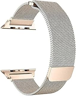 Generic Milanese Magnetic Ring Band for Apple Watch Series 8 45mm 8 Ultra 49mm Starlight Colors