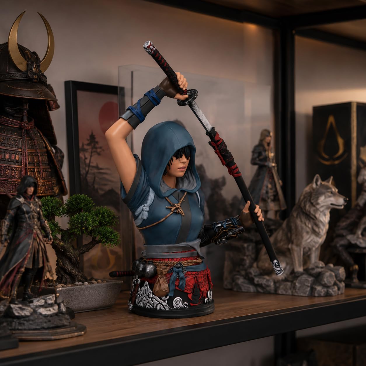 Amazon.com: Nemesis Now Assassin's Creed Shadows Naoe Bust