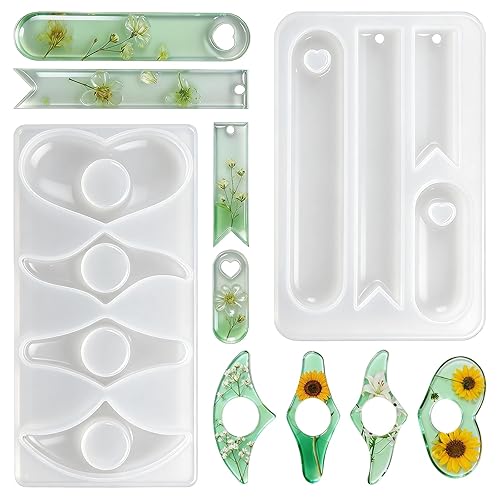 2 Set Resin Molds for Thumb Book Page Holder -