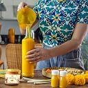 First Bud Organics Golden Spice Lakadong Turmeric Powder - 100gm | Organic Turmeric Powder & 10 to 12% High Curcumin Certified | Chemical Free Haldi Powder & Sourced From Jaintia Hills, Meghalaya gallery image
