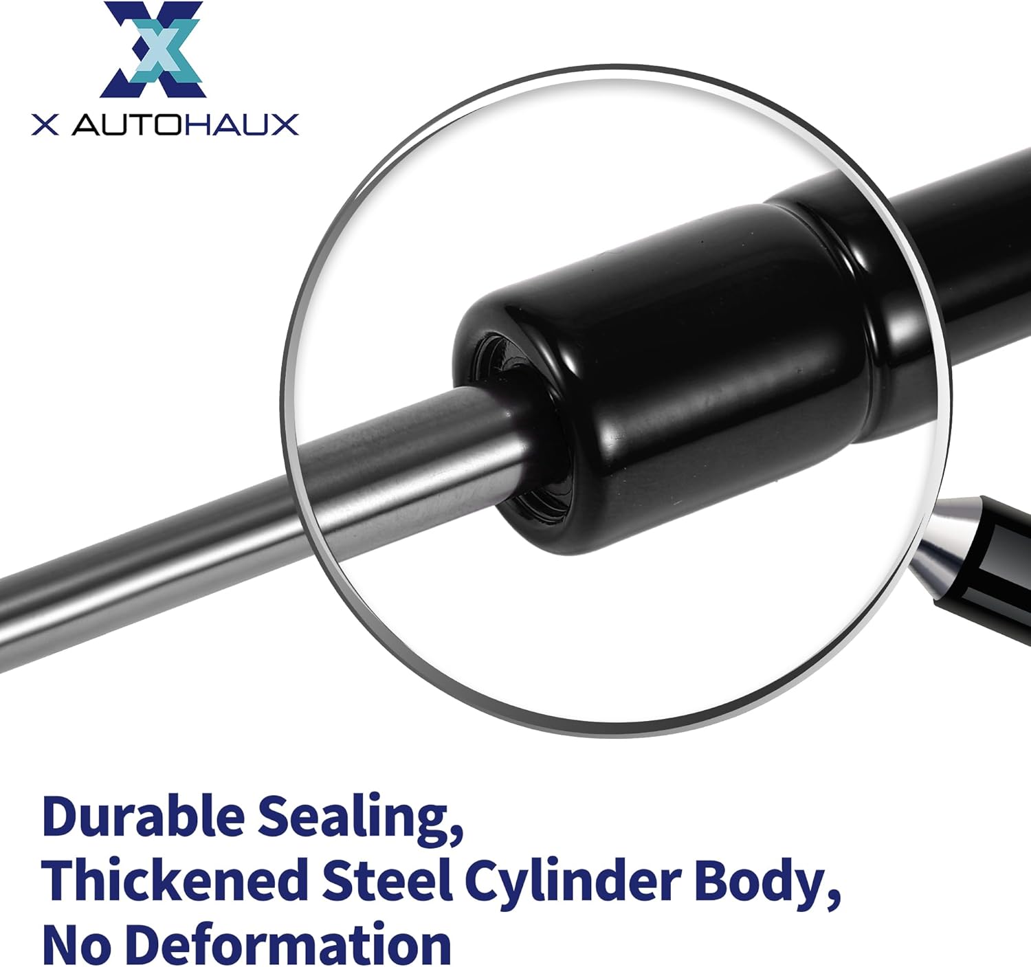X AUTOHAUX 2 Pcs 20inch 100Ibs/445N Black Lift Supports Struts Shocks Gas Spring Universal for RV Car Truck Boat