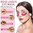 LAVONE Eye Mask - 15 Pairs Rose Under Eye Patches Skin Care Products - Eye Masks Skincare for Dark Circles and Puffiness, Reduce Wrinkles, Eye Bags and Fine Lines, for Women and Man, with Hair Clips