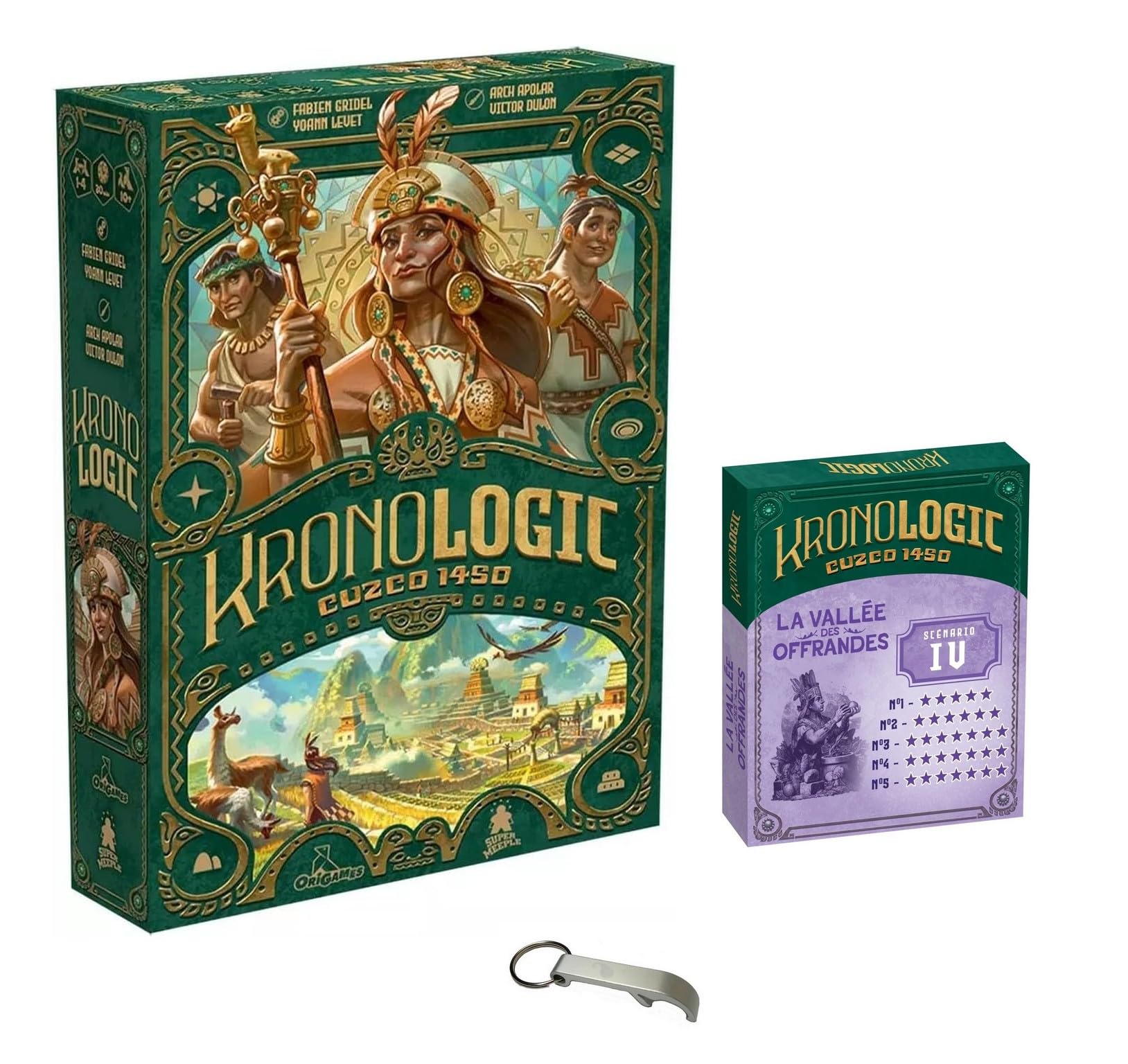 Blumie Shop Kronologic Cuzco 1450 + Erweiterung Das Tal der Opfergaben, französische Version + 1 Decap