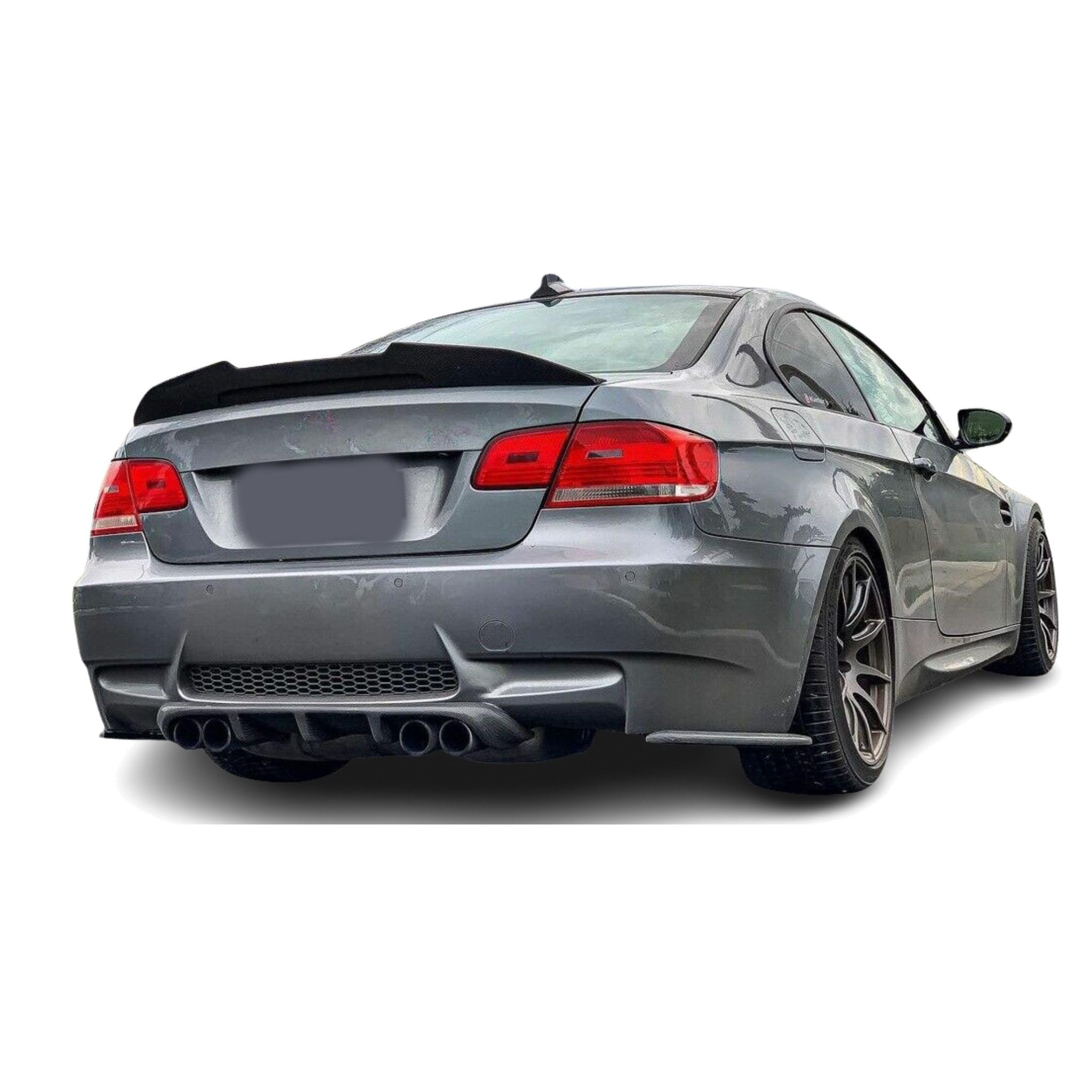 Spoiler Posteriore Alettone Per BMW 3er E92 Coupé Stile PSM Nero Lucido