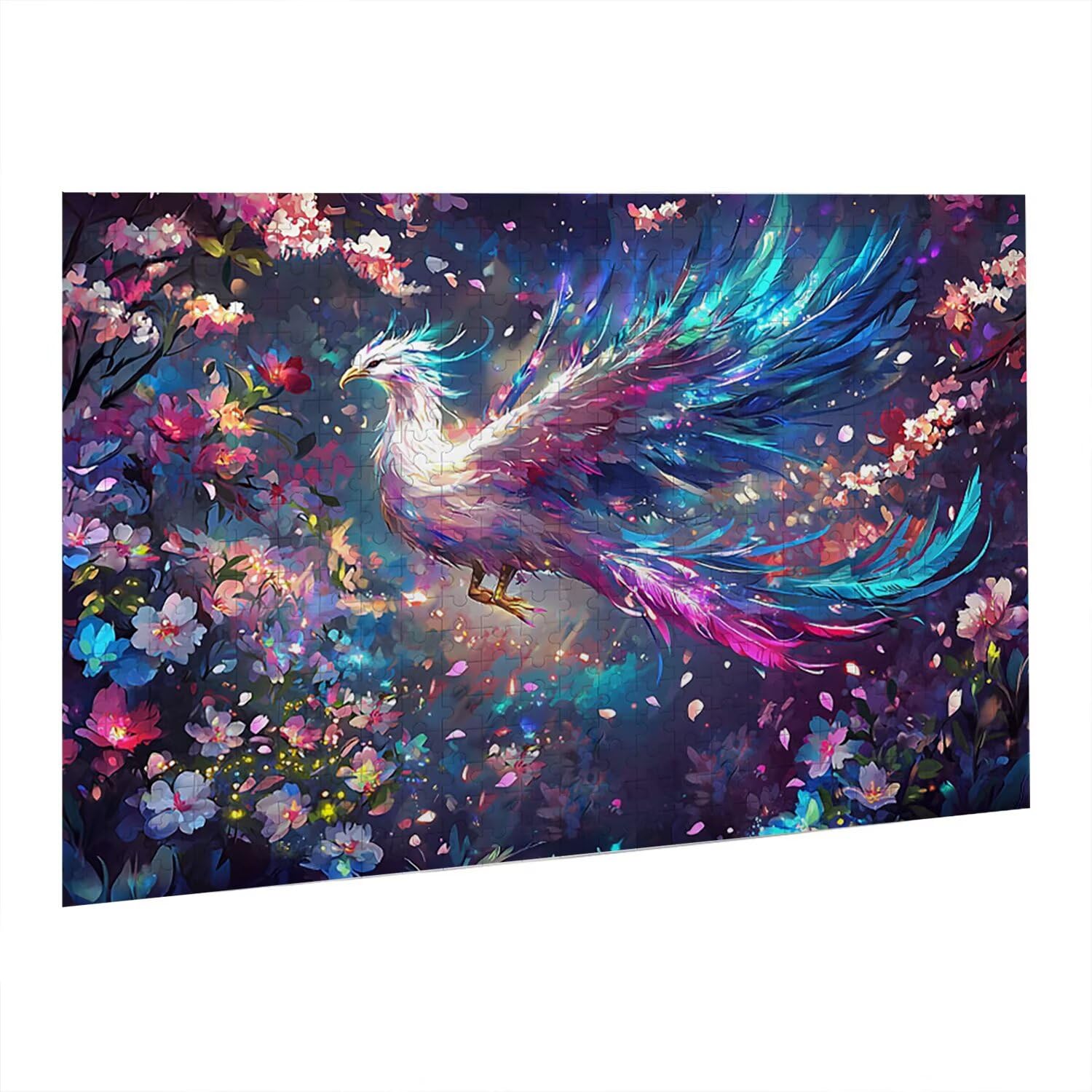 Jigsaw Puzzle, 1000 Pezzi Puzzle Classici, Fiori Puzzle Rilassamento Intelligence, Mpossibile Difficile Puzzle Impegnativo per Adulti Puzzle Gioco Familiare, Regalo per Amore Amico Phoenix fr0-1219