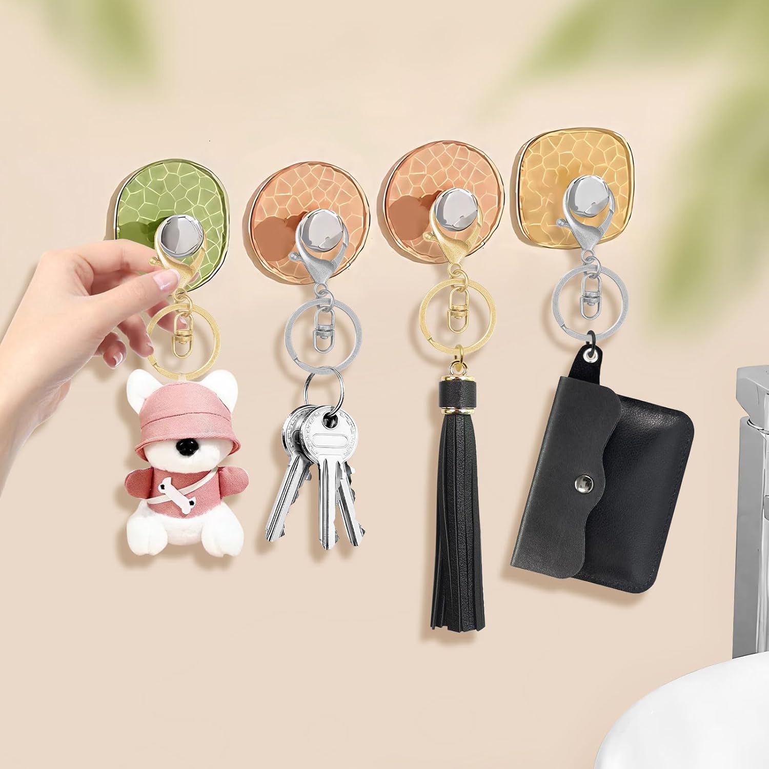 32Pcs Lobster Claw Clasps for Keychains, Swivel Clasps Hook Clips and 100Pcs Open Jump Rings Metal Lobster Clasp Bulk Swivel Trigger Clips Flat Split Keychain Ring for Jewelry Making DIY Crafts - Image 2