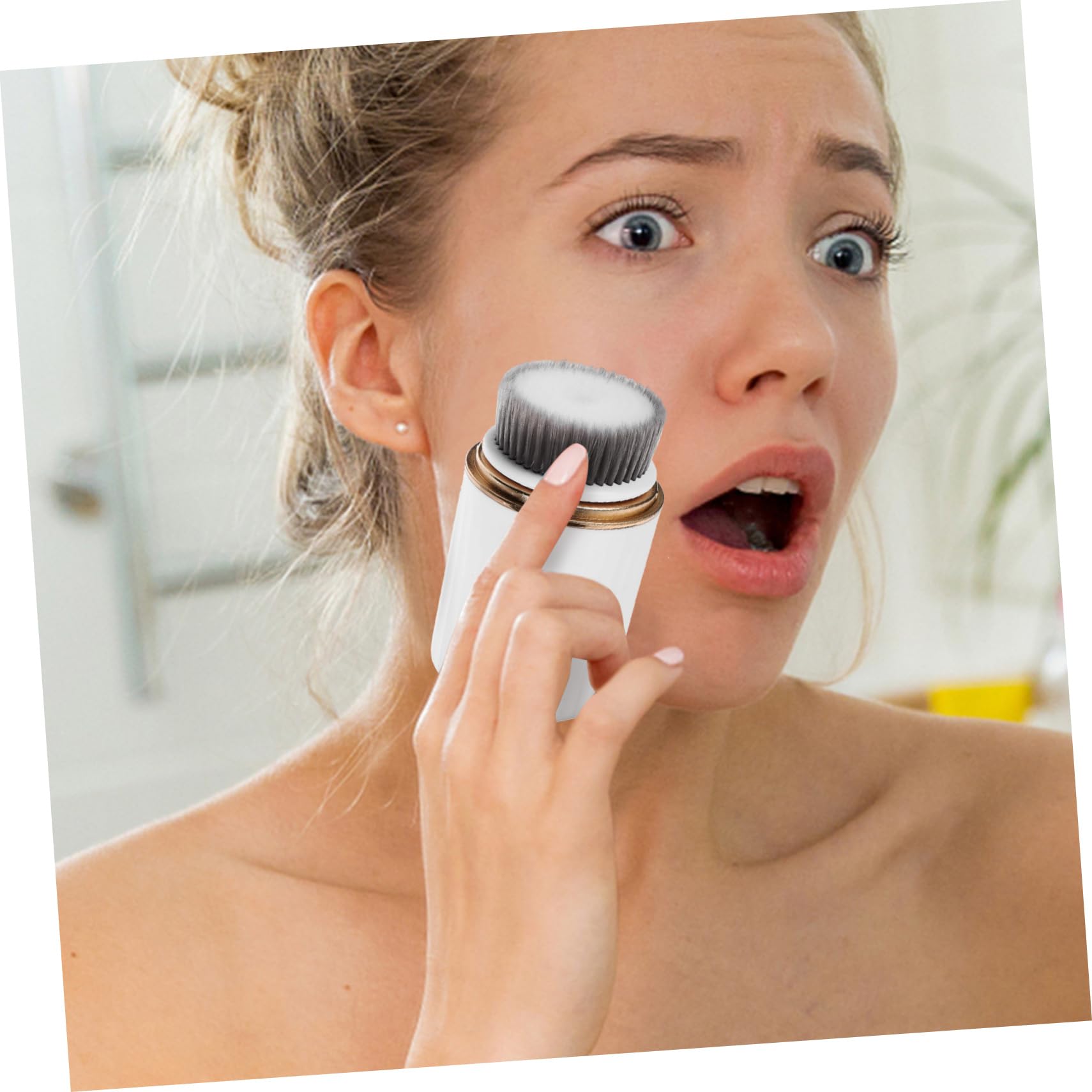Cepillo Facial Eléctrico Recargable 400mah de Silicona y Abs