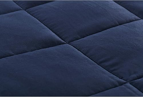 Miniatura 4 de TONGDADA - Manta con peso, para el hogar (blanca, de 40 x 60 pulgadas, 5 libras)