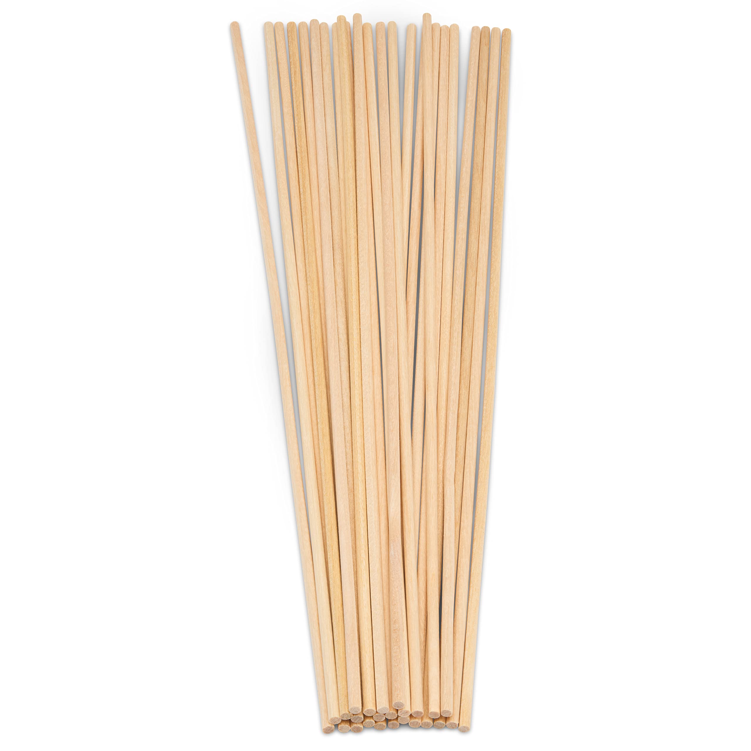 Wooden Dowel Rods - 18 Inch, 10 Pack -2 Wooden Dowel Rods - 18 Inch, 10 Pack -2