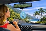 Pacific Sunrise Collection – Car Air Freshener 3‑Pack | Berry, Vanilla & Breeze scents • Hanging paper fresheners for cars & small spaces