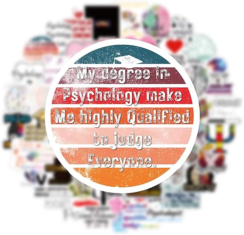 Miniatura 3 de 122 calcomanías de psicología de grafiti estética, vinilo impermeable para niños, niñas, adolescentes, adultos, para botellas de agua, laptop,