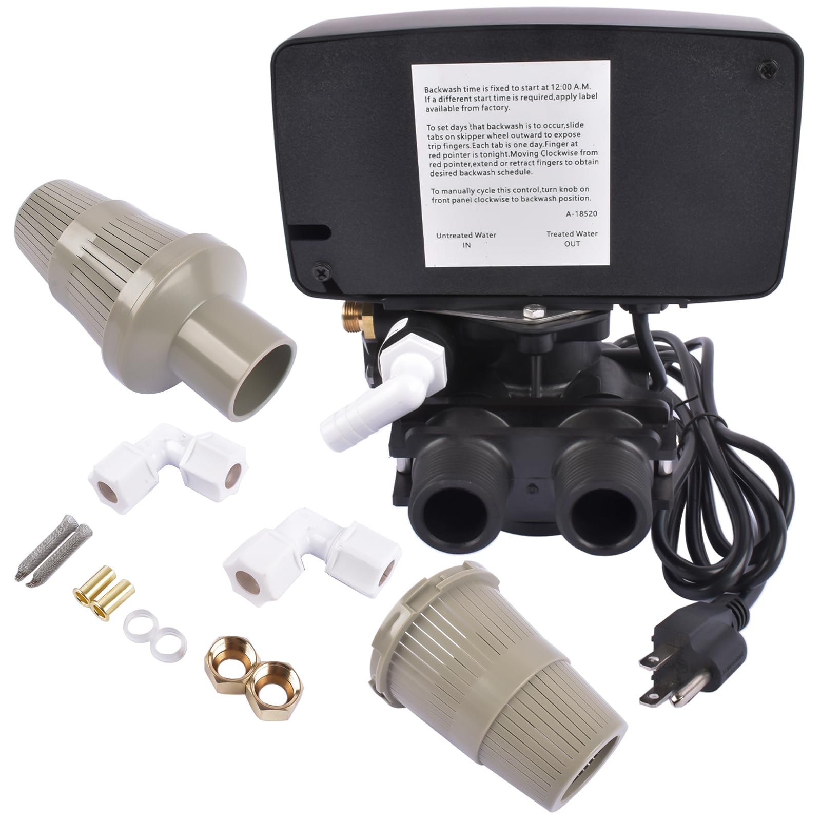 110V Water Softener - 12 Day Timer Valve -2 110V Water Softener - 12 Day Timer Valve -2