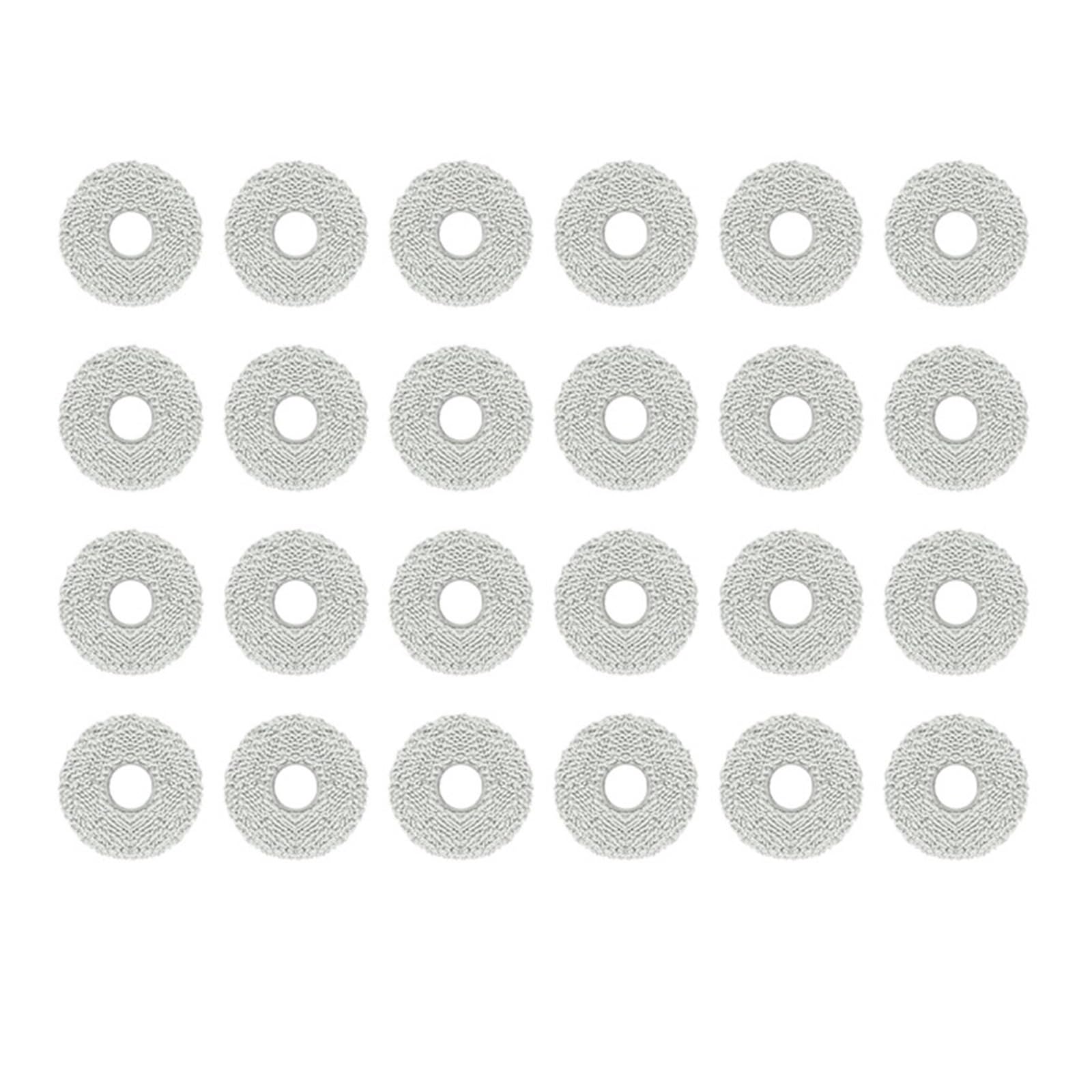 IGDBDKAGEVD Mop Accessories ，Compatible For Dreame ，X10/X30/L10/S10 Robot Vacuum Cleaners, And W10/MOVA P10 Mop Cloths(24pcs)