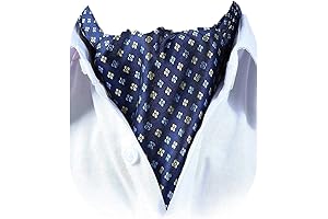 Ascot Tie Mens Cravat Ties Floral Paisley Polka Dot Jacquard Self Ascots...