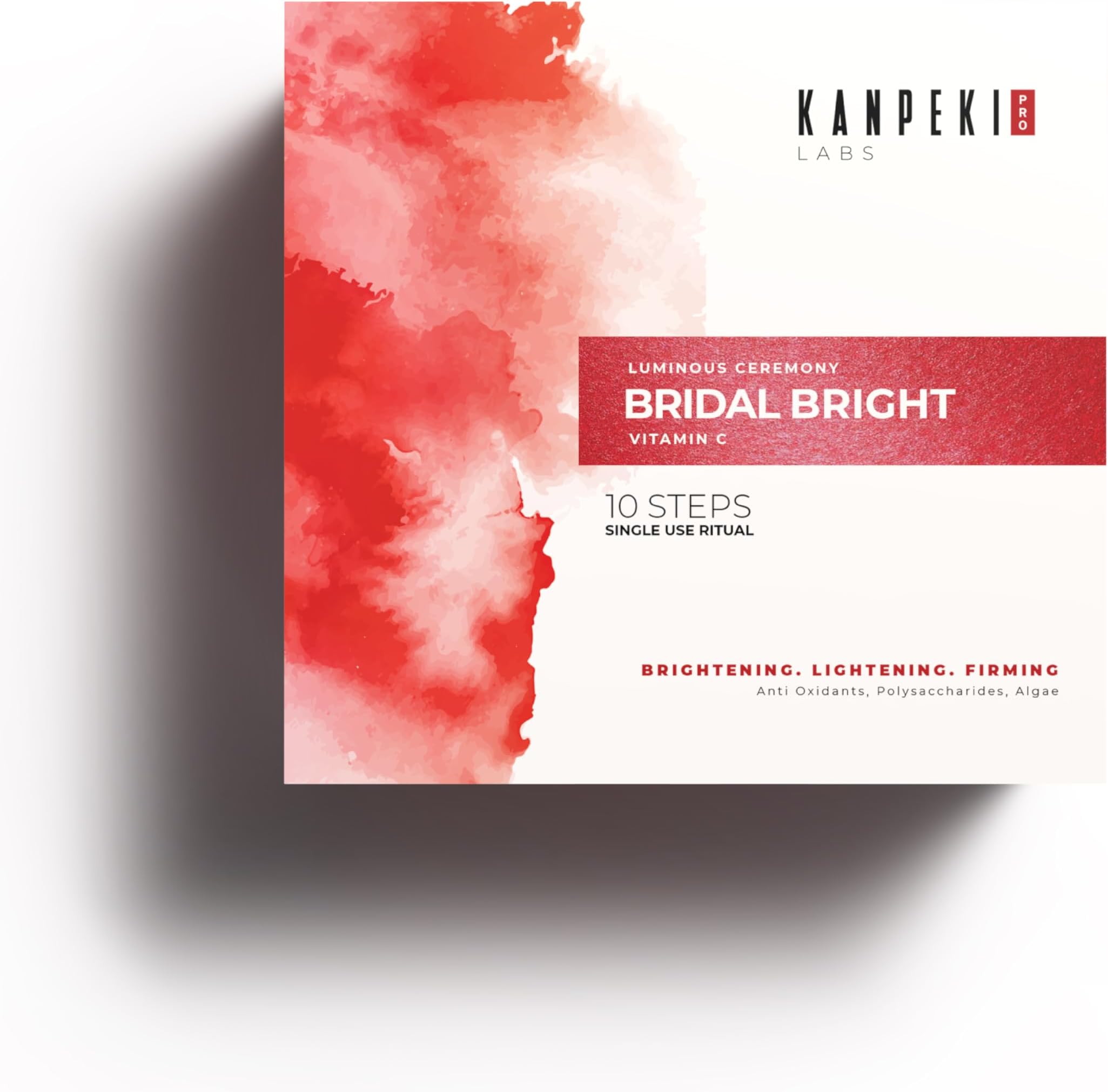 Labs Pro 10 Step Bridal Bright Facial Kit | Luminous Skin Ritual | Brightening, Lightening, Whitening & Firming | Rich in Antioxidants, Algae | Suitable for All Skin Types | 209 g